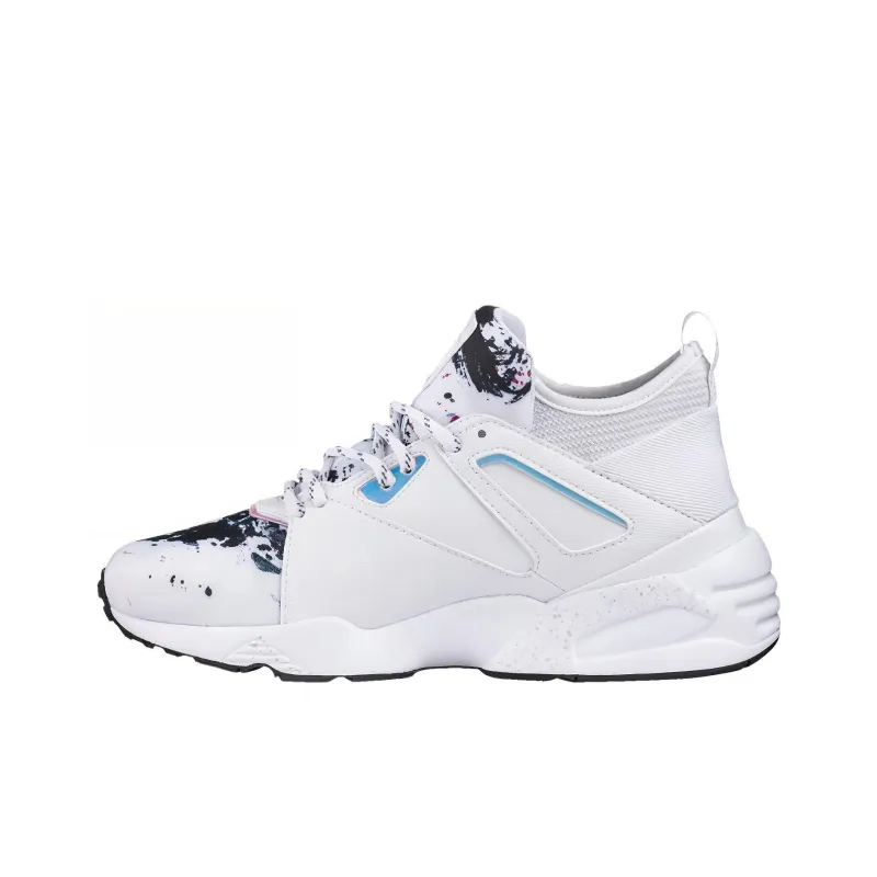 PUMA Bog Sock Anti-Slip And Wear-Resistant Lightweight Mid-Top Running Shoes Women's White-0