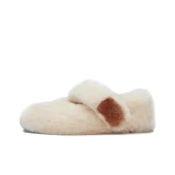HALF AWAKE Casual Single Shoes Women's Beige Yellow