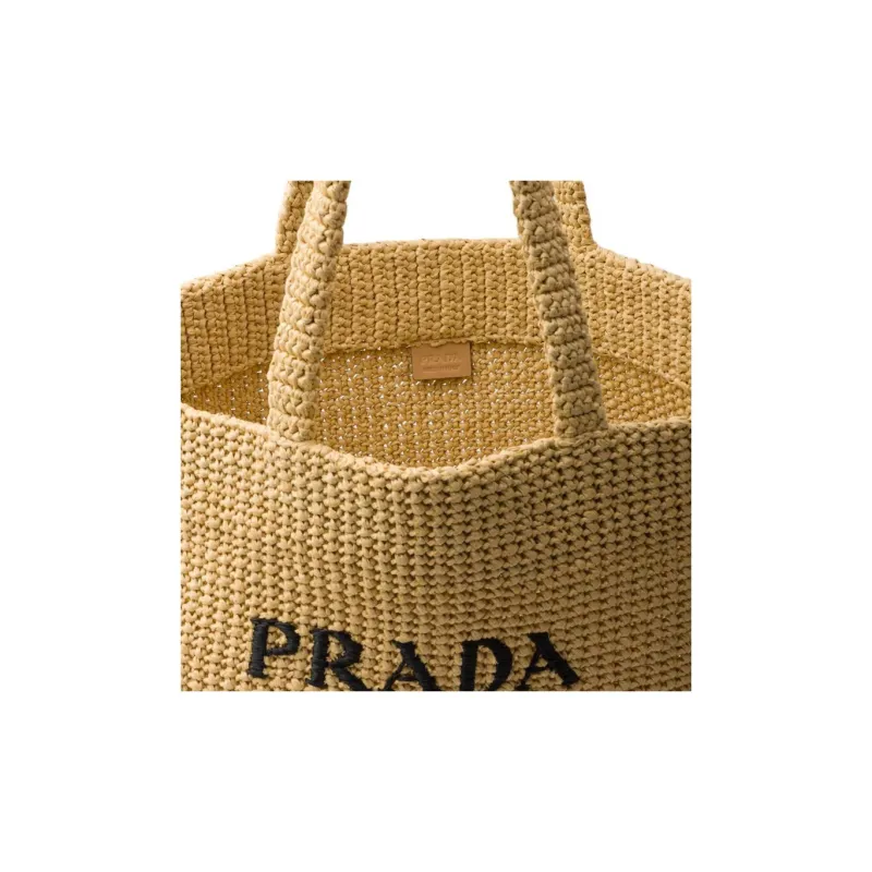 PRADA Fabric Handbag Unisex Tawny-4