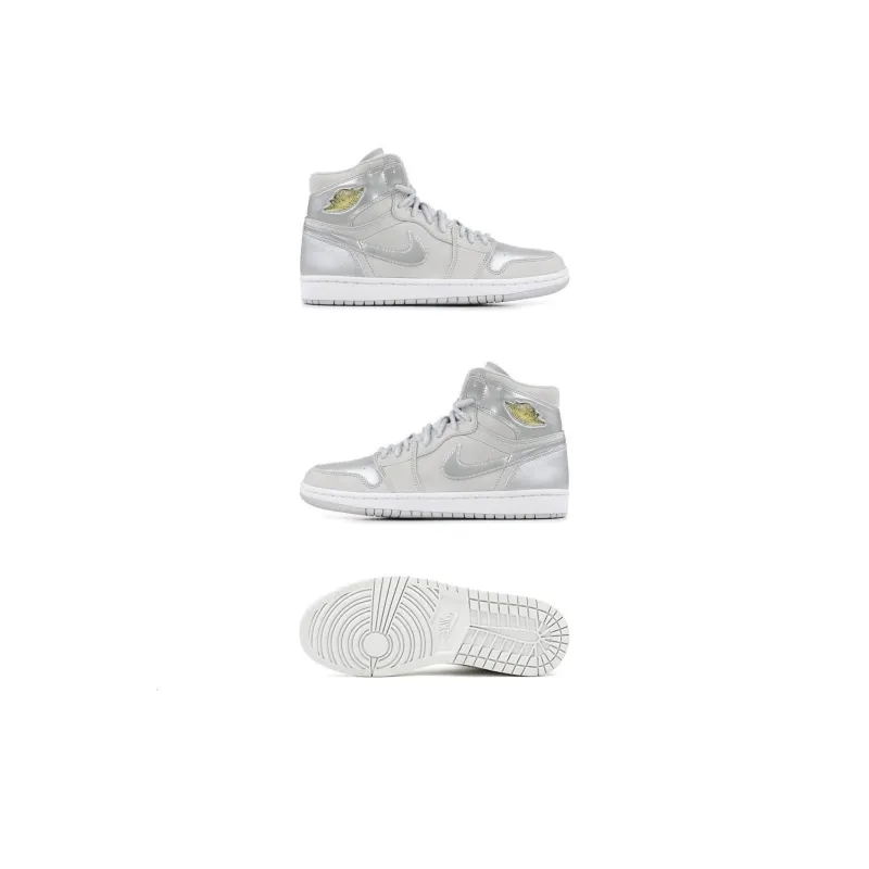 Jordan 1 Retro High Japan Metallic Silver 2020-4