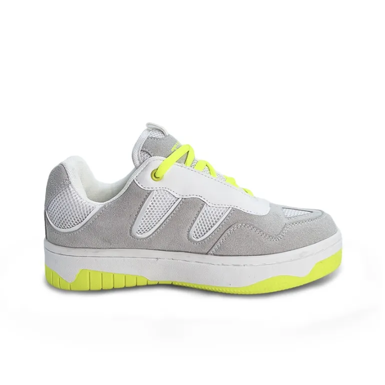 ITGI Low Top Skateboard Shoes Unisex Gray Green-1