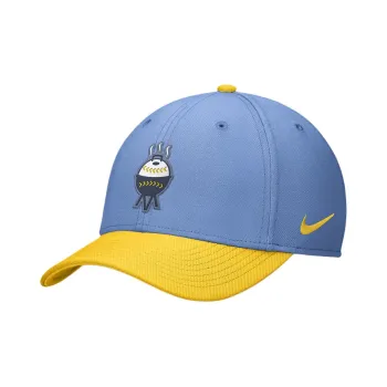 Nike Polyester Elastane Baseball Caps Men's Light Blue