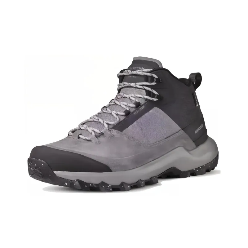 DECATHLON MH500 Cushioning Anti Slip And Wear Resistant Mid Top Hiking Shoes Men's Gray-0