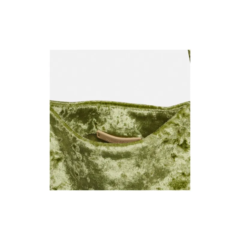 NANUSHKA Velvet Blended Biodegradable Acetate Fiber Blended Recycled Polyester Blended Spandex Clutch Women's Green-3