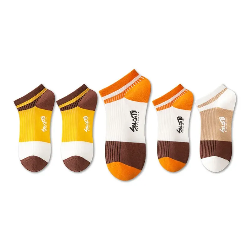 Taste The Color Ankle Socks Men's 5 Pack-7