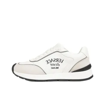 VERSACE Logo-embroidered Panelled Sneakers