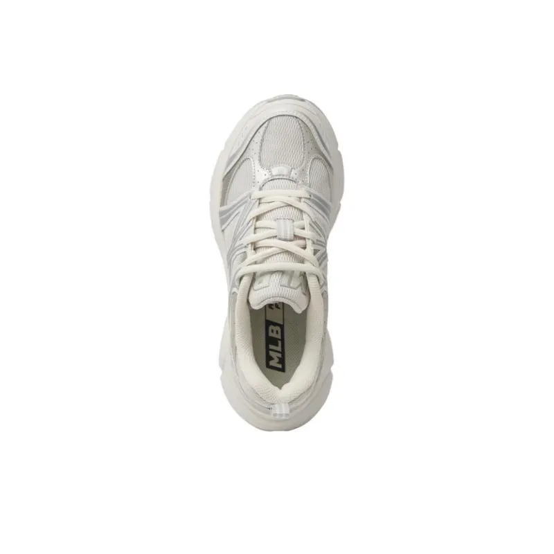 MLB Chunky Runner Ace Runner Wear Resistant Low Top Casual Running Shoes Unisex White-3
