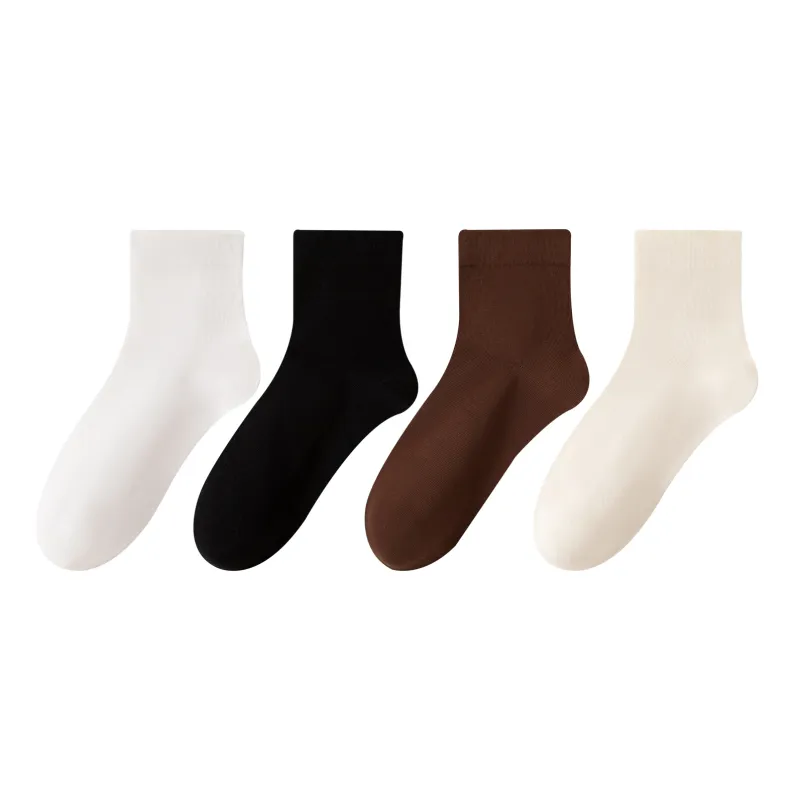 XXLLG Mid Calf Socks Women's 4 Pack-20