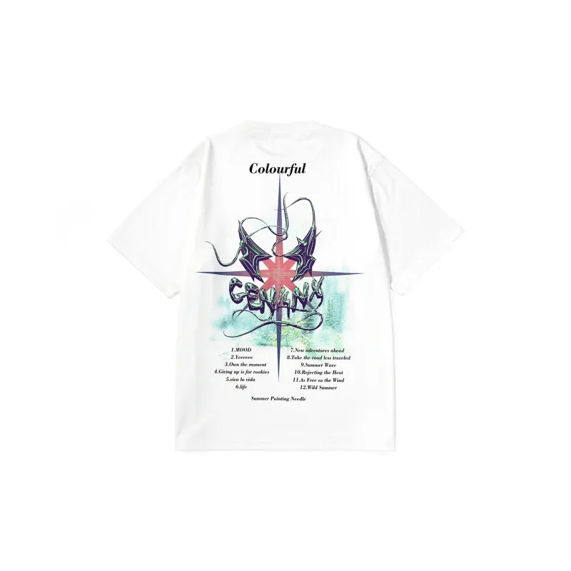 GENANX T Shirts Unisex White-1