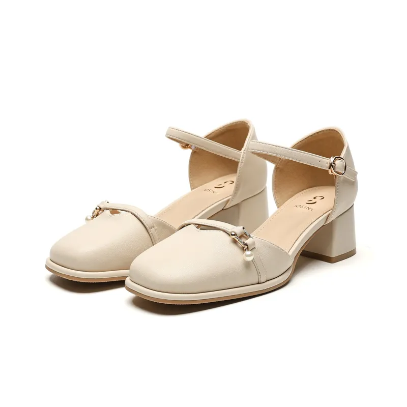 JOSINY Beach Sandals Women's Ecru-2