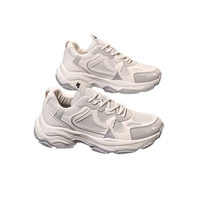 JKEM Wear-resistant Lightweight Breathable And Non-slip. Low-Top Chunky Sneakers Men's-19