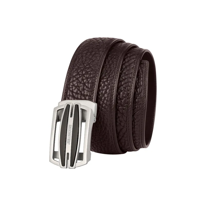 Jaylen Oos Seamless Non Tailored Wild Cow Leather Textured Top Grain Cow Leather Leather Belts Men's Width  3.5cm-8