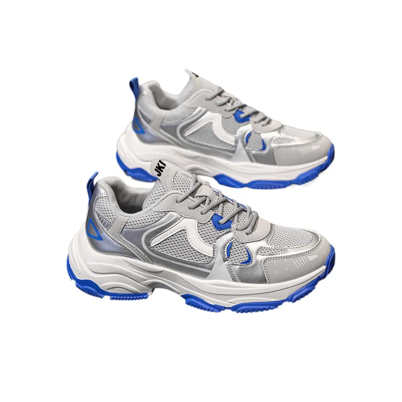 JKEM Wear-resistant Lightweight Breathable And Non-slip. Low-Top Chunky Sneakers Men's-3
