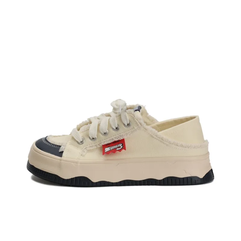 Zun'er Quick Dry Lightweight Height Increasing Low-Top Canvas Shoes Unisex-6