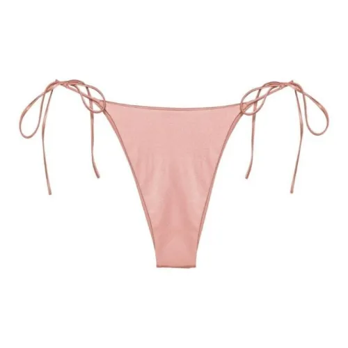 MAGDA BUTRYM Side-tie Metallic Bikini Bottoms