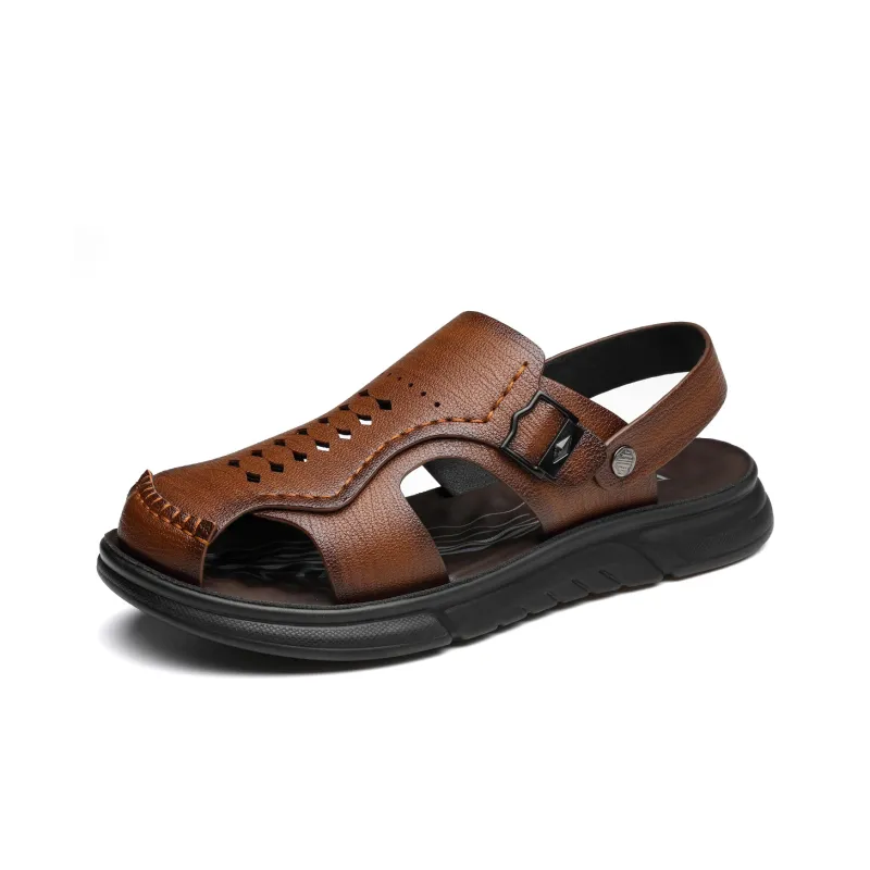 FAPAI Beach Sandals Men Black-2