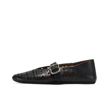 GG CC Flat Shoes Fashion Low Vamp Unlined Shoes 2cm Women's