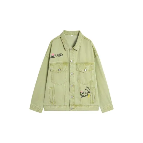 Love to serve Denim Jackets Women's Green