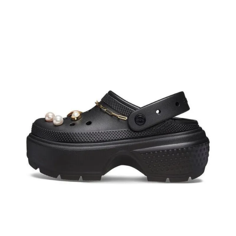 Crocs Clogs 5.5cm Women's Black-0