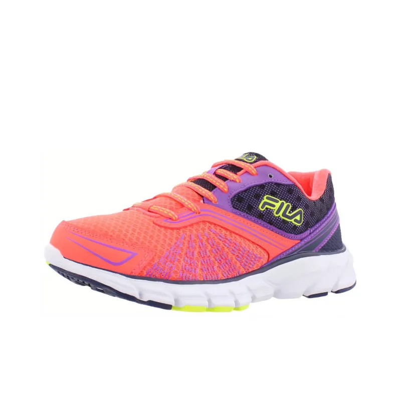 FILA Cushioned Slip-Resistant Abrasion-Resistant Low-Top Running Shoes Women's Red-2