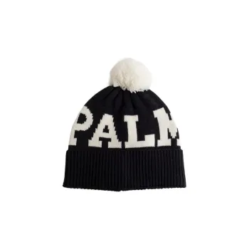 PALM ANGELS Wool Beanies Unisex Black
