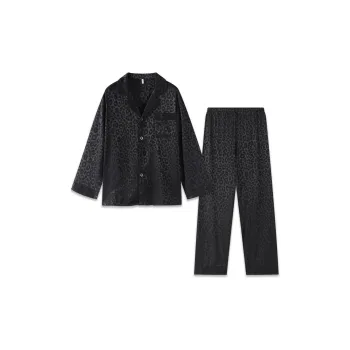 Good Fortune Pajama Set Men's Black
