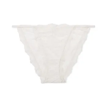 Victoria's Secret DREAM ANGELS Mini String Bikini Panty/Coconut We Underpants Women's 1 Pack White