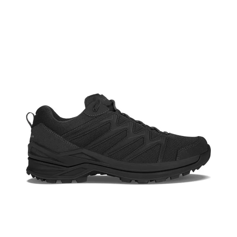 Lowa INNOX PRO GTX Lo Cushioning, Abrasion Resistant, Slip Resistant Coverage Low Top Training Shoes Men's Black-1