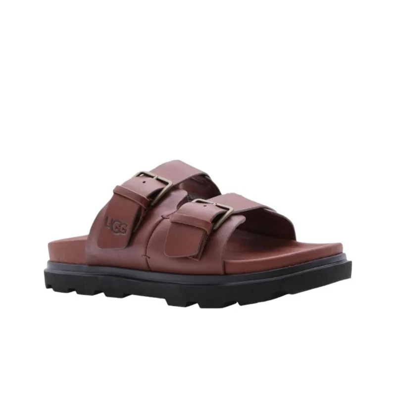 UGG Capitola Buckle Slide Sandal Cognac-3
