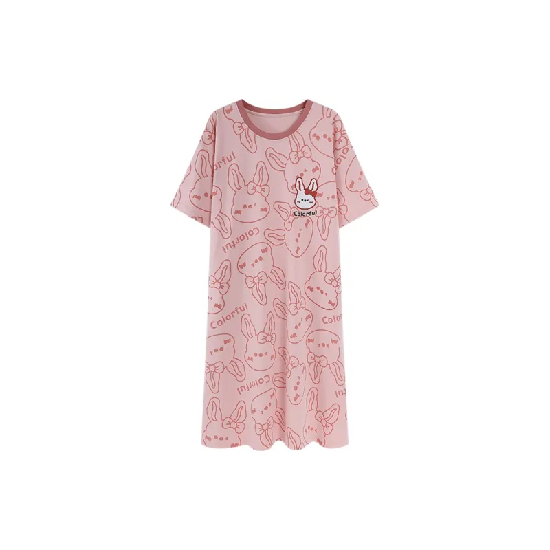 Top Melon Nightgown Women's Pink-0