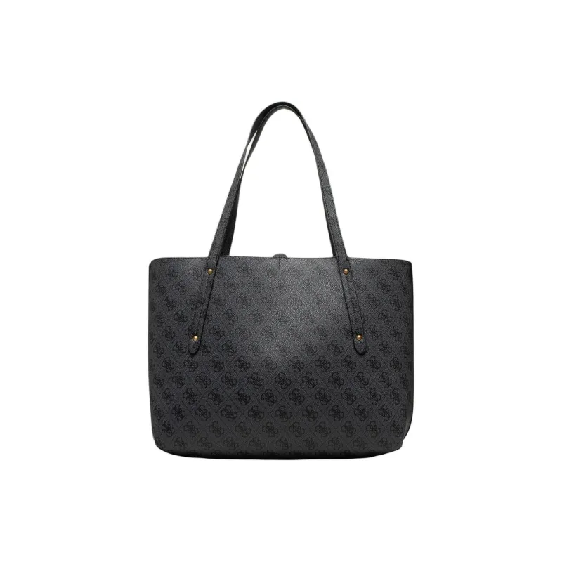 GUESS Polyurethane With Polyethylene Handbag Regular Women's Black-4