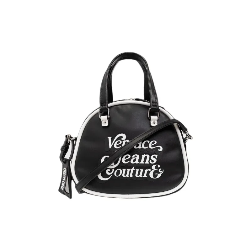 VERSACE JEANS COUTURE Polyester Shoulder Bags Handbags Regular Women's Black/White-1