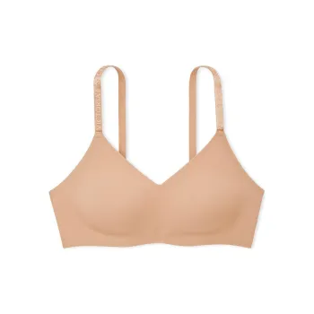 Victoria's Secret PINK THE T SHIRT T Shirt Lightly LinedLoungeBra/Praline Bra Women's Praline