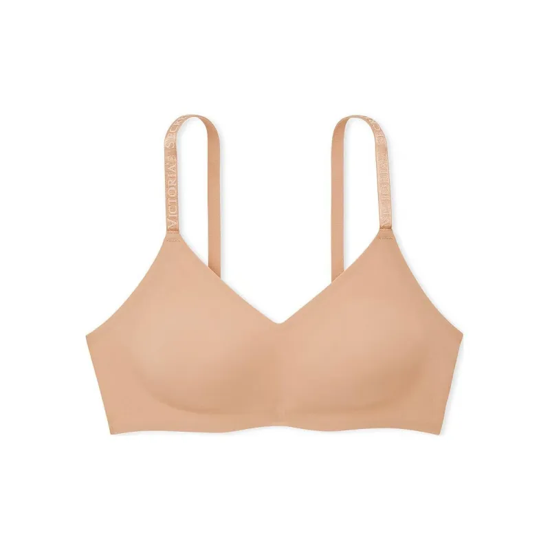 Victoria's Secret PINK THE T SHIRT T Shirt Lightly LinedLoungeBra/Praline Bra Women's Praline-0
