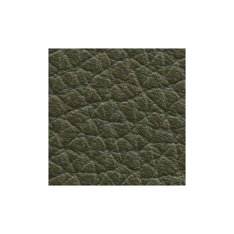 DIOR Grained Calfskin Business Card Holder Coin Purse Card Holder Men's Olive Green-3
