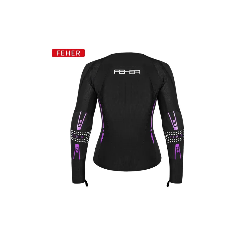 FEHER Biker Jacket Unisex Commute Impact-Resistant Protective Sun Protection Lightweight-10