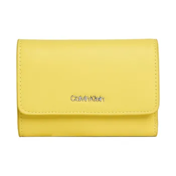 CALVIN KLEIN Polyester Wallet Small Size Women's Gold Daylily