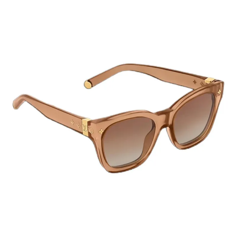 LOUIS VUITTON Square Sunglasses Women's Brown-1