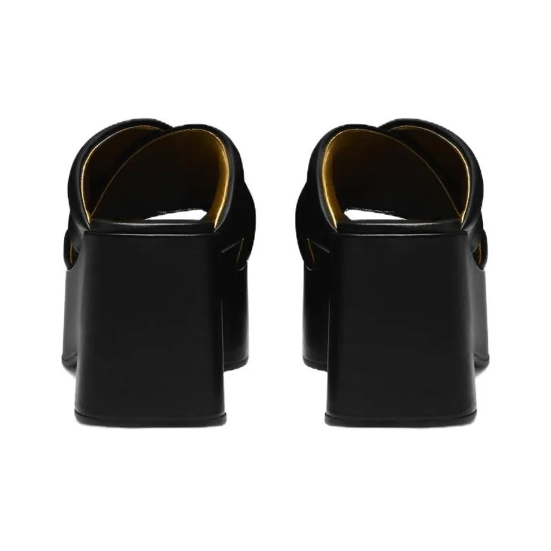 Paris Texas Vicky 80mm Leather Mules-5