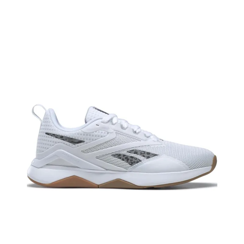 Reebok Nanoflex Tr 20 'White Black Rubber Gum' Women's-1