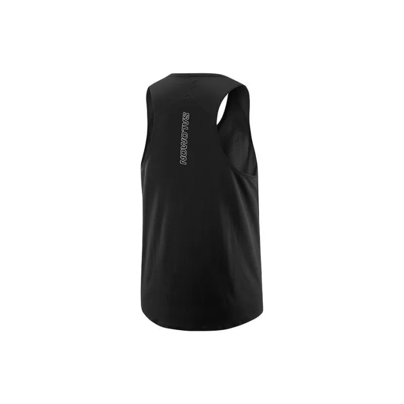SALOMON SENSE AERO Tank Top Men's Pitch Black-1