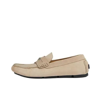 VERSACE Medusa Head Suede Loafers