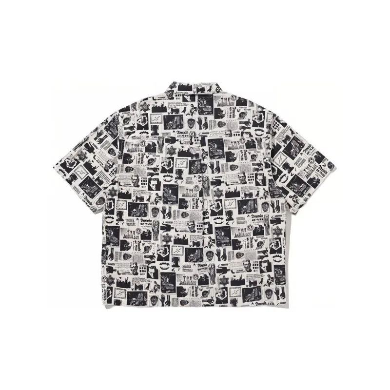 Levi's Shirt Unisex Black White-1