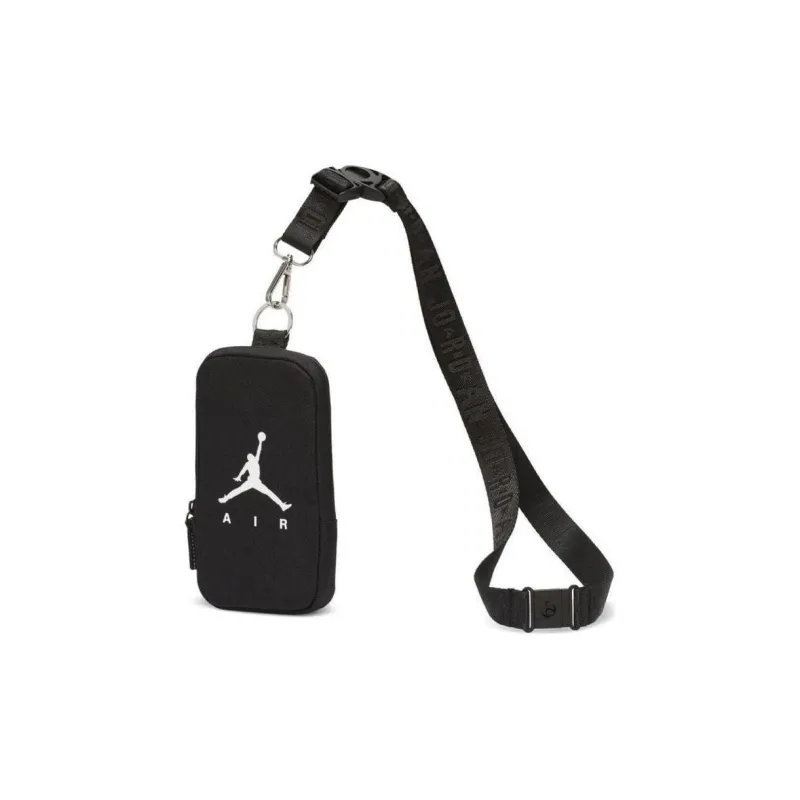 Jordan Polyester Crossbody Bag With Cell Phone Pouch And Card Holder Mini Unisex Black-1