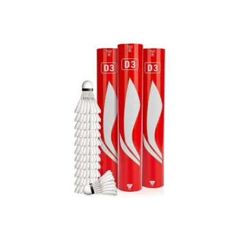 LiNing D3 Duck Feather Shuttlecock 12 Pack Duck Feather Everyday Shuttlecocks