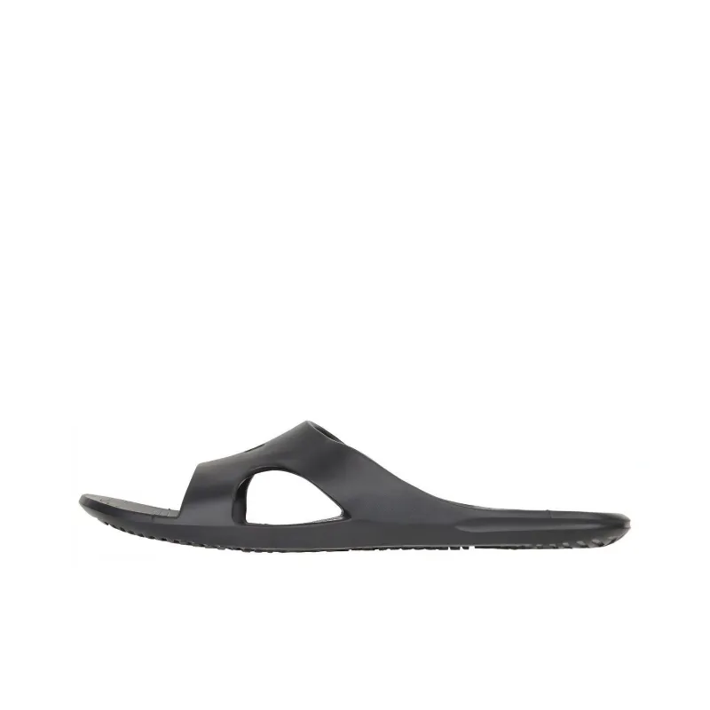DECATHLON Rubber Sole Slide Slippers Men's Black-0