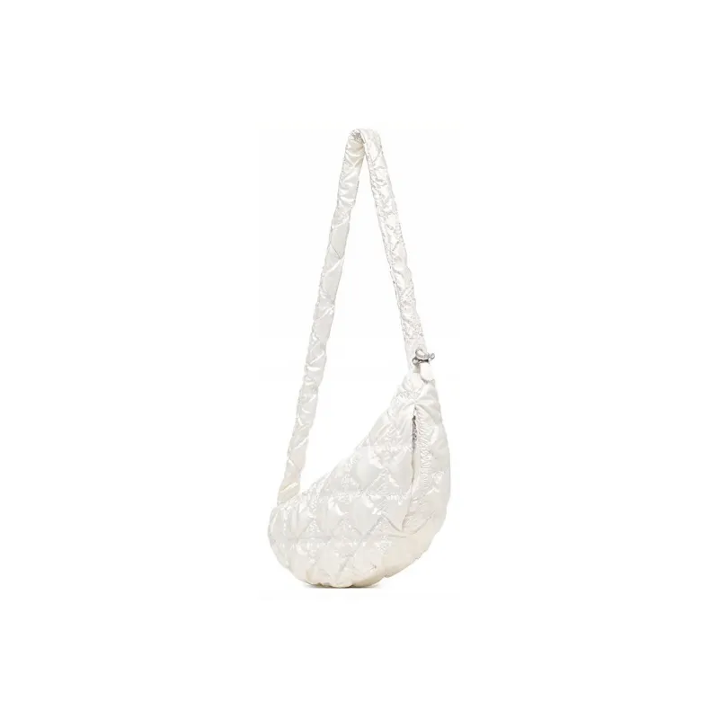 CARLYN Polyester Shoulder Bag, Crossbody Bag, Handbag Regular Women's Pearl White-2