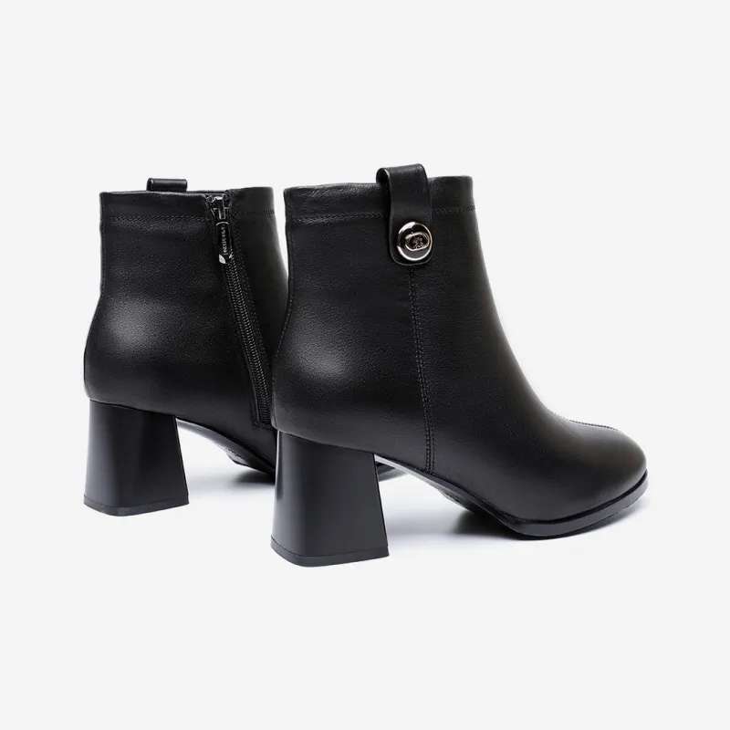 Spider King Ankle Boots Women's Black-4