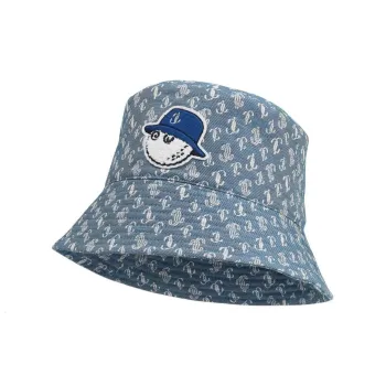 Jimmy Choo Cotton Bucket Hats Women's Blue