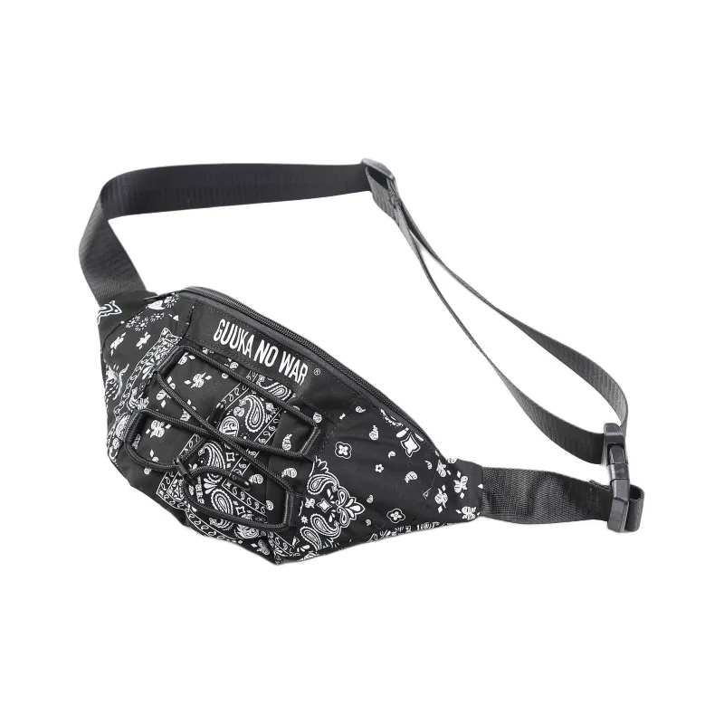 Guuka Polyester Fanny Pack Regular Unisex Black-0